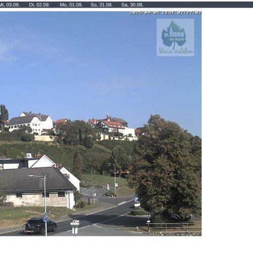 Sankt Anna am Aigen Webcam: Live Views of Austrian Wine Country