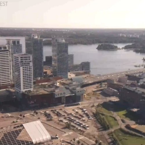 Helsinki Kalasatama and Hanasaari Power Plant Live Webcam
