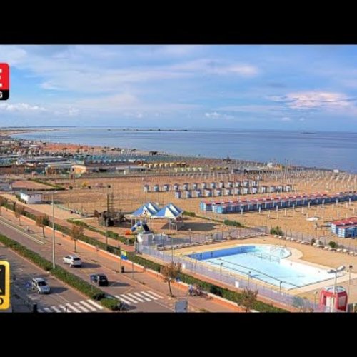 Live Webcam: Chioggia Beach & Adriatic Sea, Venice, Italy