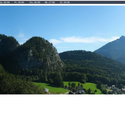 Sankt Gilgen Webcam: Live Views of Zwölferhorn Mountain & Lake Wolfgangsee