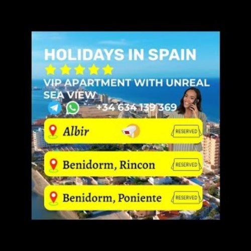Poniente Beach Panorama, Benidorm | Live Beach View