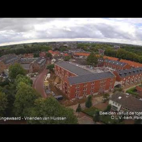 Huissen Shopping Area Live Webcam: City Views from O.L.V.-kerk Tower