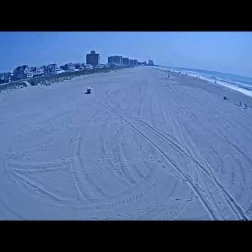 Fishing Pier Toward Atlantic City | Ventnor City Beach Live View