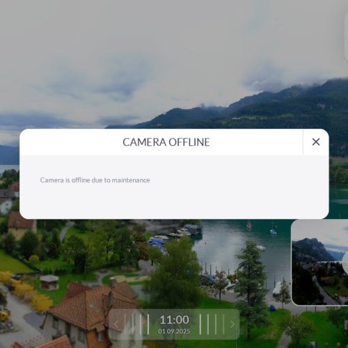 Live Webcam Weesen, Switzerland: Lake Walensee & Alpine Views