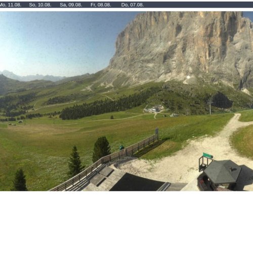 Piz Sella Webcam: Live Views of Dolomites Val Gardena