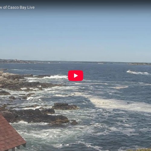 Live Casco Bay Views from Portland Head Light Webcam