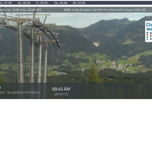 Russbach Hornbahn Webcam: Live Views from Dachstein West