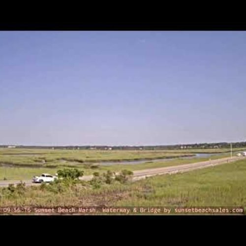 Waterway & Bridge Over The Marsh Live View