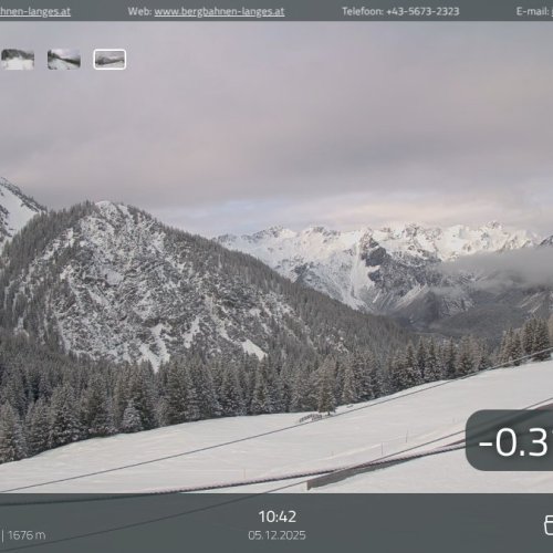 Biberwier Ski Resort Live Webcam: DSB Berg Biberwier Views