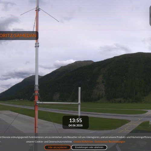 Engadin Airport Samedan Live View
