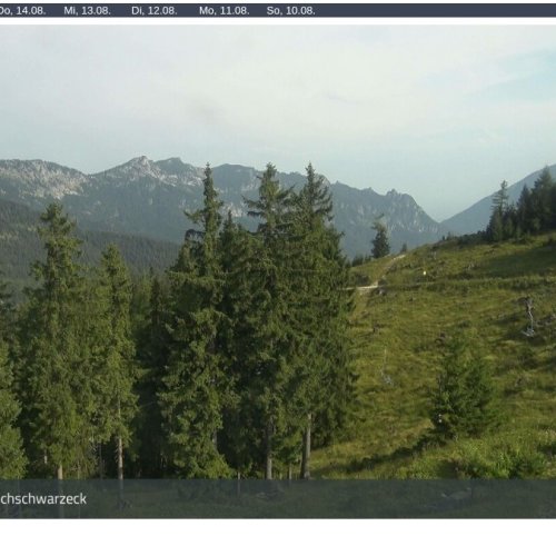 Ramsau Berchtesgaden Live Cam: Hochschwarzeck Mountain Views