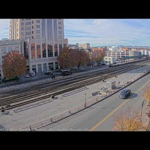 Roanoke Train Station Live Webcam: Rail Yard & City Views
