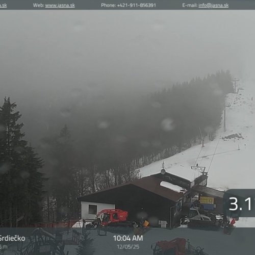 Jasná South Srdiečko Live: Chopok South Ski Resort Webcam