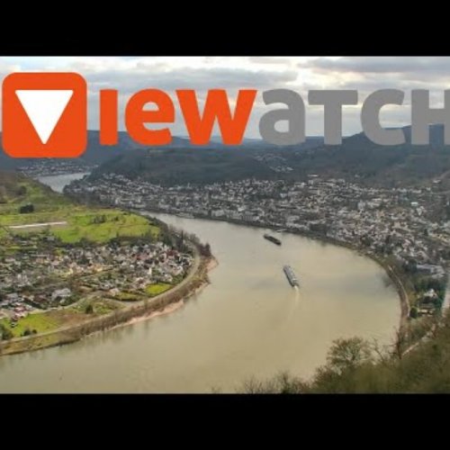 Bopparder Hamm Rhine Loop Live Webcam, Germany