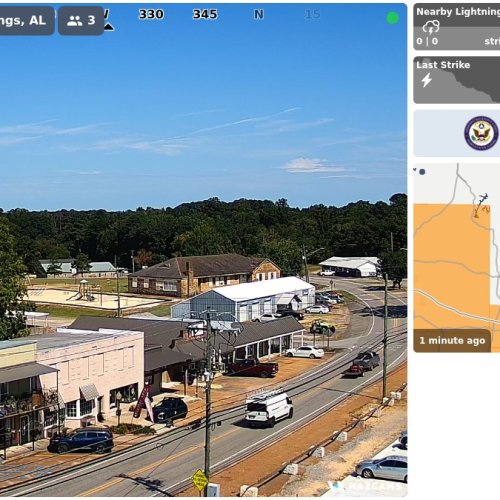 Double Springs, Alabama Live Webcam | Town View & Weather