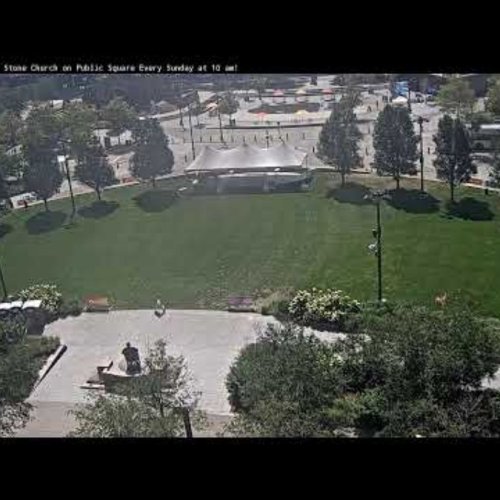 Cleveland Public Square Live Webcam: Downtown Ohio Views