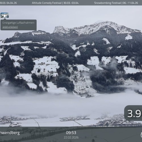 Hippach Paulerhof Schwendberg Live Webcam: Zillertal Alps View