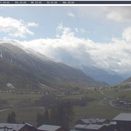 Münster Landhaus Goms Live Webcam: Swiss Alps & Goms Valley Views