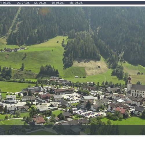 Neustift im Stubaital Live Webcam – Alpine Valley Views
