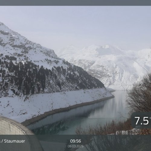 Vals - Zervreila: Live HD Webcam of Swiss Alps & Dam