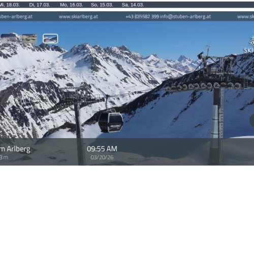 Live from Stuben am Arlberg: A Breathtaking Alpine View