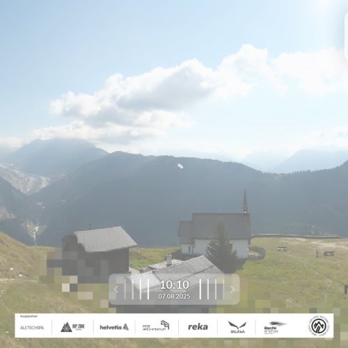 Blatten Belalp Tourismus Live Webcam: Swiss Alps & Aletsch Glacier Views