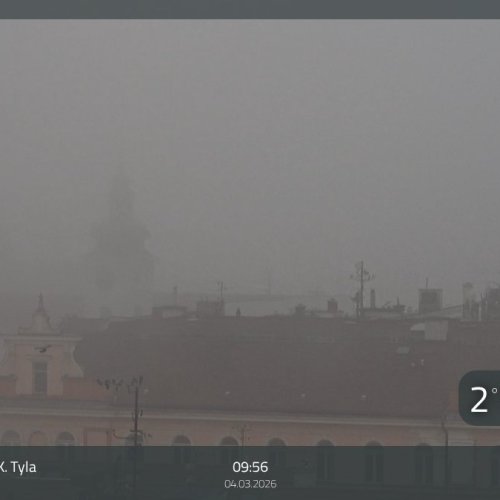 Hradec Králové Live Webcam: View from Gymnázium J. K. Tyla
