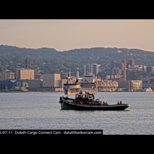 Duluth Harbor & Aerial Lift Bridge Live View