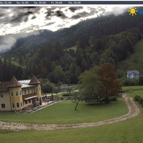 Göstling an der Ybbs Webcam: Live Views of Hotel Waldesruh & Hochkar Mountains
