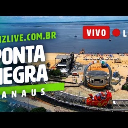 Ponta Negra Beach on the Rio Negro | Manaus, Brazil Live Webcam