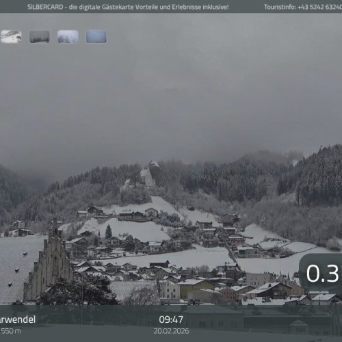 Schwaz Live: Silberstadt Views & Karwendel Alps Webcam