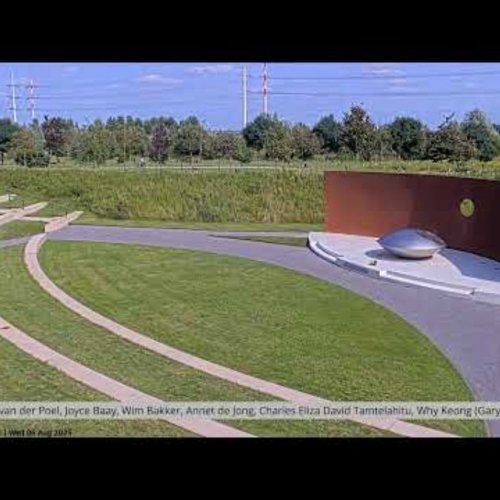 MH17 National Monument Live Webcam in Vijfhuizen