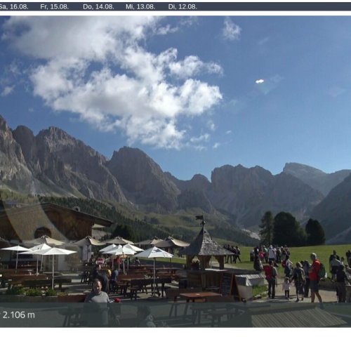 Col Raiser Webcam: Live Views of Val Gardena Dolomites