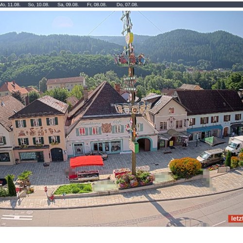 Kindberg Innenstadt Live Webcam – Town Square View, Austria