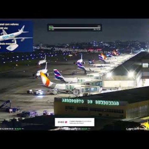 Congonhas Airport Runway & Terminal Live View