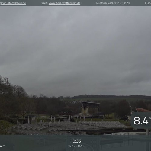 Live Webcam Bad Staffelstein | Obermain Therme View in HD