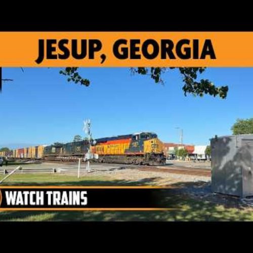 Jesup Amtrak Depot Railcam: Live Train Action