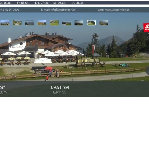 Talkaser Westendorf Live Webcam: Alpine Views at 1800m