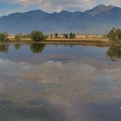 Mission Mountain Range Live Webcam: Charlo, Montana