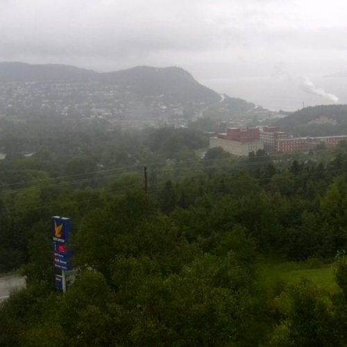 Corner Brook Newfoundland Live Webcam: City, Harbor & Appalachian Views