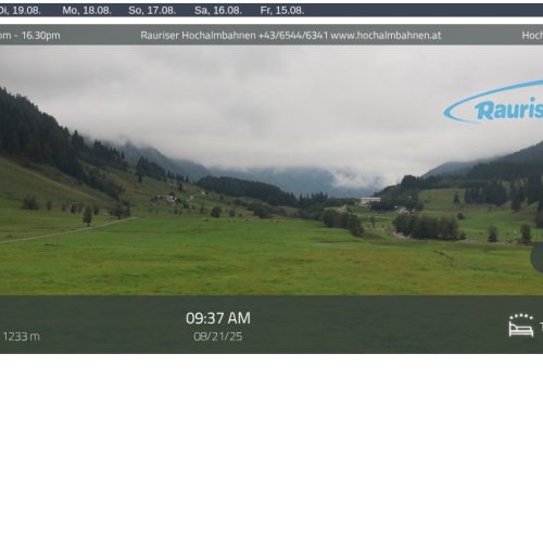 Rauris Bodenhaus Webcam: Live Views of the Austrian Alps