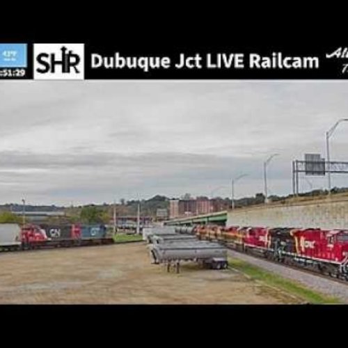 Dubuque Junction Railcam on CPKC Marquette Sub