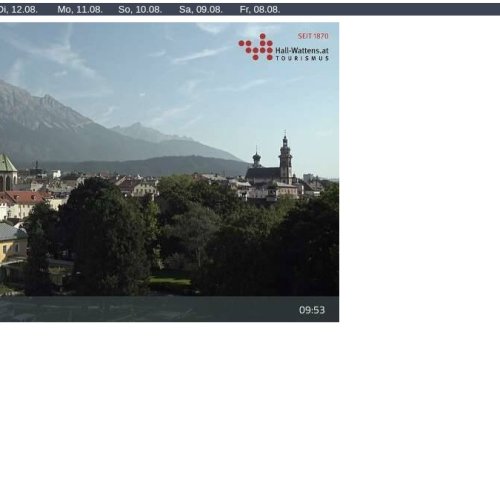 Hall in Tirol: Live Webcam Over Unterer Stadtplatz