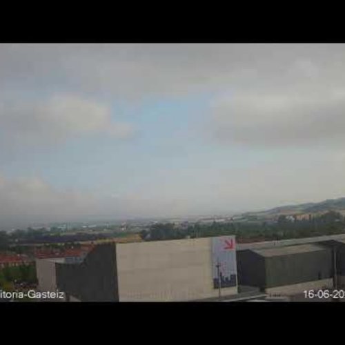 Vitoria-Gasteiz Wide City Panorama | Live Stream from Spain