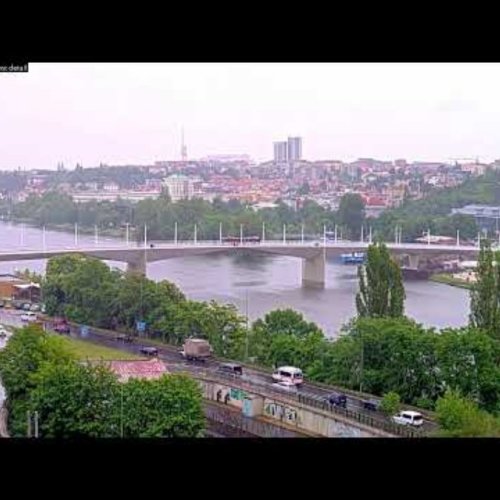 Dvorecký Bridge Live View in Prague, Czechia