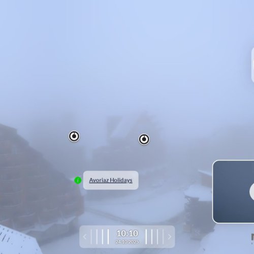 Avoriaz Holidays Live Webcam: Alpine Village Views