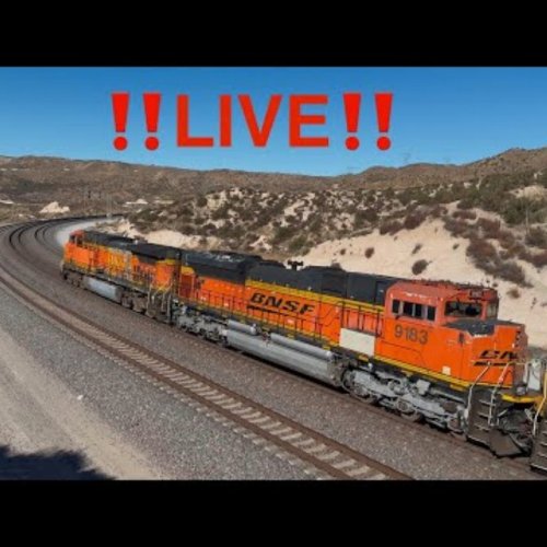 Cajon Pass Railroad Live Cam: Southern California Trains