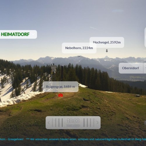 Grasgehren Ski Paradise: Live Webcam View from Bolgengrat