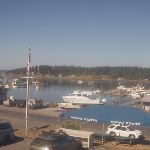 Lopez Island Marina Live Cam: Salish Sea Views & Harbor Activity