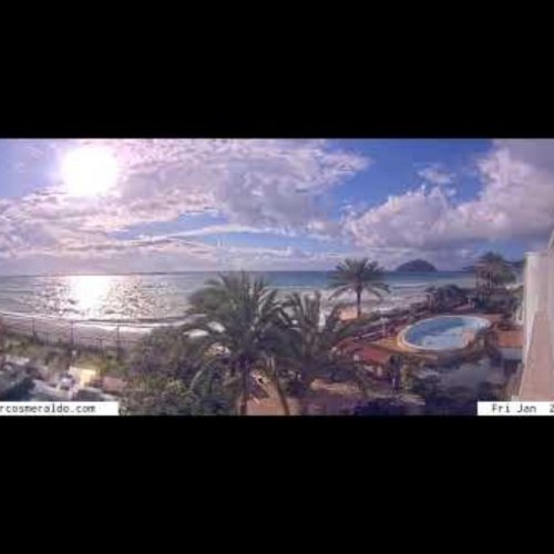 Live Ischia Island Beach & Sea Webcam from Hotel Parco Smeraldo